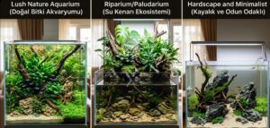 Akvaryumda Doğal Dekor