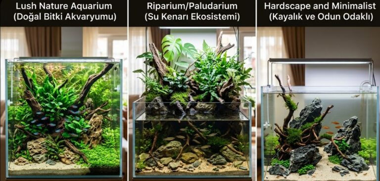 Akvaryumda Doğal Dekor