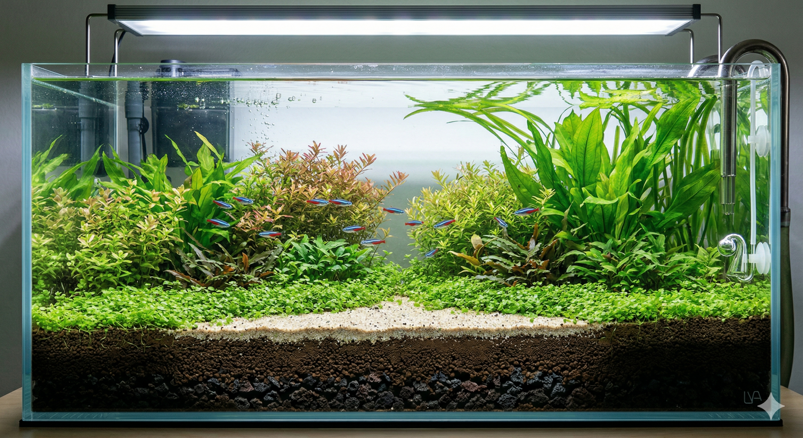 Bitkili Akvaryumlarda Mükemmel Kum Kombinasyonu